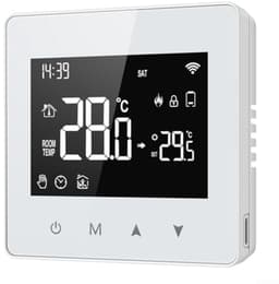 Slimme WiFi Thermostaat met Aanraakknop en Spraakbediening – Wekelijks Programmeerbaar en Nauwkeurige Temperaturregeling — thumbnail 1