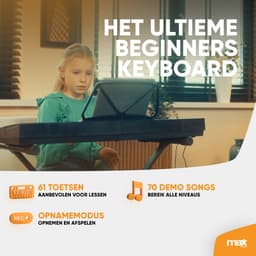 MAX KB15 Keyboard set met koptelefoon en keyboardstandaard - Ideaal voor beginners - Oplaadbare accu — thumbnail 2