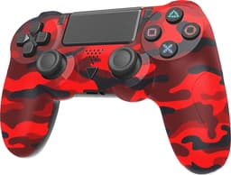Dadson Draadloze Controller - Geschikt voor PS4 - Camouflage Rood — thumbnail 2