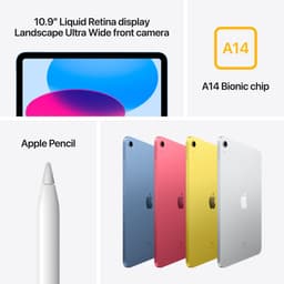 Apple iPad (2022) - Met USB-lader - 10.9 inch - WiFi - 256GB - Roze - 10e generatie — thumbnail 5