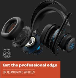 JBL Quantum 910 JBLQ910WLBLK Over-ear Draadloze hoofdtelefoon met Noise-cancelling Zwart — thumbnail 3