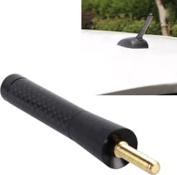 Antenne - Auto antenne - Carbon fiber antenne - Korte antenne universeel -Zwart — thumbnail 3
