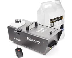 Rookmachine - BeamZ ICE700 low fog machine 700W + 5 liter rookvloeistof