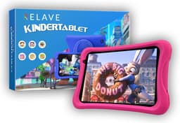 Relave Kindertablet 8 Inch - Kindertablet vanaf 3 Jaar – 3000mAh batterij – 32 GB geheugen – 2Gb RAM – Ouderlijk Toezicht – NL apps – Incl. Beschermhoes – Roze — thumbnail 1