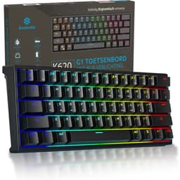 Gaming keyboard 60 % - Mechanisch gaming toetsenbord 60 procent - Toetsenbord gaming - QWERTY — thumbnail 1