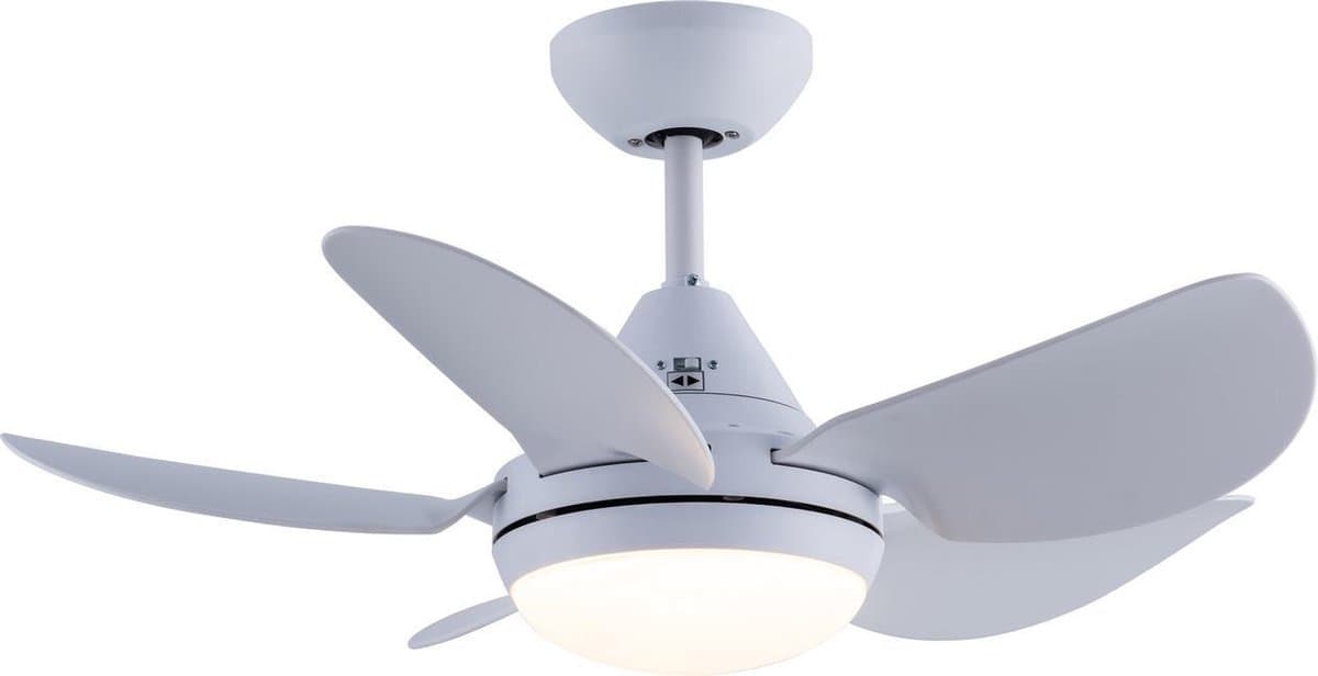 Evolar Plafondventilator met Verlichting - 76 cm - Stille Plafondlamp met Ventilator - Dimbaar Warm Wit Licht (LED) - EVO-CF30MW — afbeelding 1