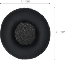 kwmobile 2x oorkussens geschikt voor JBL Tune 600 / 500BT / 510BT / 520BT / 450 - Earpads voor koptelefoon in zwart — thumbnail 5