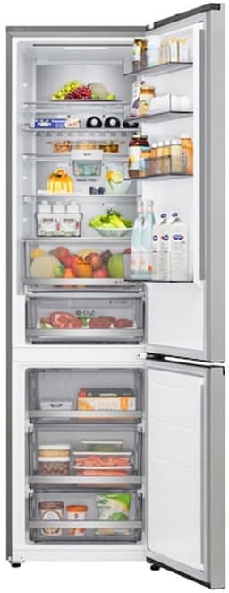 LG - GBBS322BPY - 465L INHOUD - Koel-vriescombinatie - Prime Zilver - Smart Technology (wifi) Ja - Energielabel B — thumbnail 1