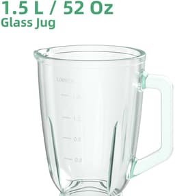 Biolomix - Multifunctionele Keukenmachine - 1.5L - 36000rpm - 240V - 1300W - Draagbare Juicer Blender - Persoonlijke Smoothie Mixer - Voedsel Chopper En Droge Molen - ABS - Wit — thumbnail 4