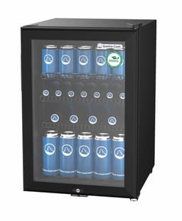 Gastro-Cool KW65 - Mini koelkast met glazen deur 62 Liter - Zwart/Zwart/Zwart 204101 — thumbnail 1
