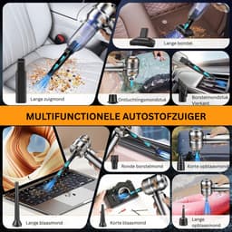 Mini Stofzuiger Draadloos - Kruimeldief - Auto Stofzuiger — thumbnail 5
