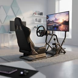 VDD Gaming - Sim racing - Racestoel cockpit simulator - Volledig verstelbaar racestoel - Zwart — thumbnail 4