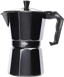 Moka Pot Koffiezetapparaat - Italiaanse Stijl Aluminium Percolator voor Gas, Inductie & Elektrische Kookplaten — thumbnail 1
