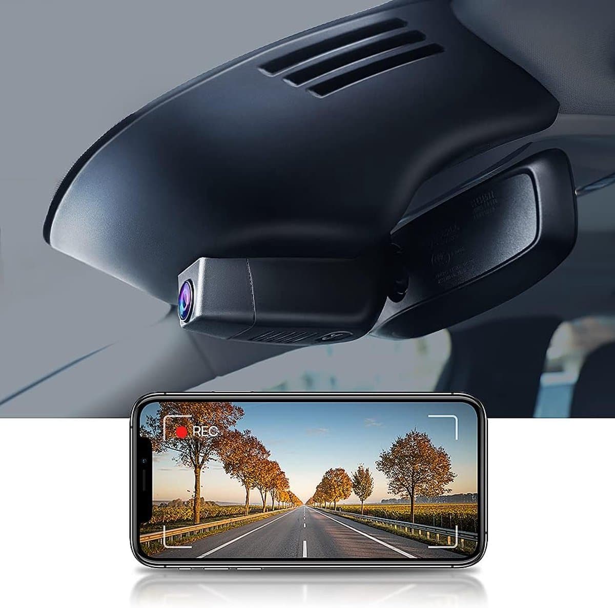 SnelShoppen - Dash Cam Voor Volvo XC60/S90 2018-2021 - 4K Auto Recorder Met Nachtzicht, WiFi, Loopopname, 64GB Geheugen, Eenvoudige Installatie — afbeelding 1