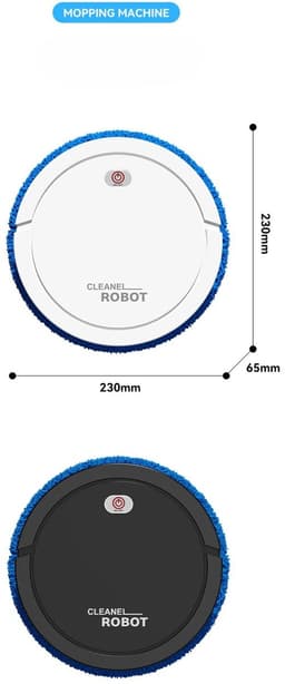 Smart dweil robot. Volledig automatisch. Leverbaar in zwart. — thumbnail 2