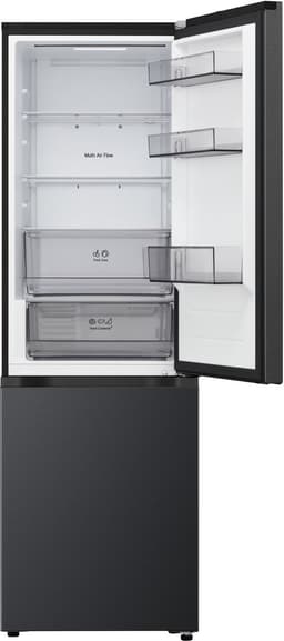LG GBBSJ1CCEP - Koel-vriescombinatie 333L - Energieklasse C - Mat Zwart - Fresh Converter+ voor ieder soort vlees, fruit of groente - Door Cooling+ waardoor dranken en etenswaren langer vers blijven - Zero Clearance voor iedere keuken — thumbnail 3