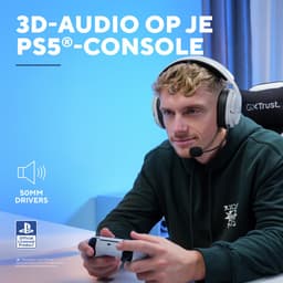 Trust GXT 499W Forta Draadloze Gaming Headset PS4/PS5 Wit — thumbnail 4