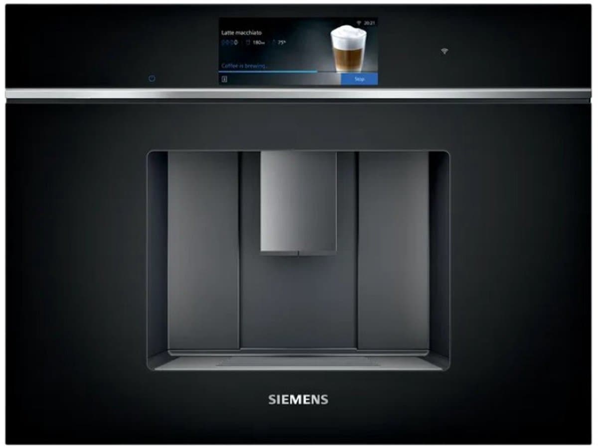 Siemens CT718L1B0 - iQ700 - Inbouw espressomachine - Zwart - Home Connect - autoMilk Clean — afbeelding 1