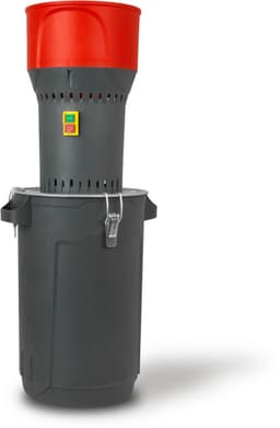 EBERTH Elektrische graanmolen met emmer van 25L, elektromotor van 1000 watt, vultrechter van 6 l,300 kg/u, graanmolen met roestvrijstalen mes, inclusief vijf zeven — thumbnail 1