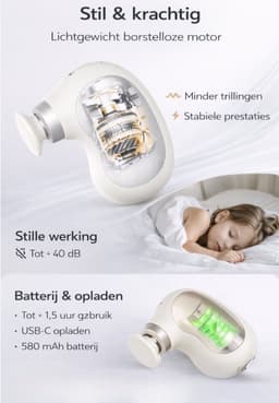 Massage Gun Mini – Massage Pistool – 4 Standen - Massageaparaat - Hoofdmassage & Scalp Massager — thumbnail 2