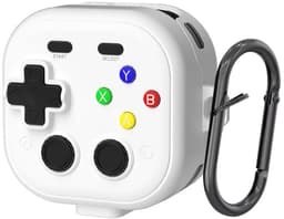 XDcase - hoesje geschikt voor Samsung Galaxy Buds4 / 4 pro soft case cover - wit - TPU hoesje Beschermhoes - Samsung Galaxy Buds 4 / 4 Pro Cover - Buds4 hoesje - Retro Game Console Design — thumbnail 5