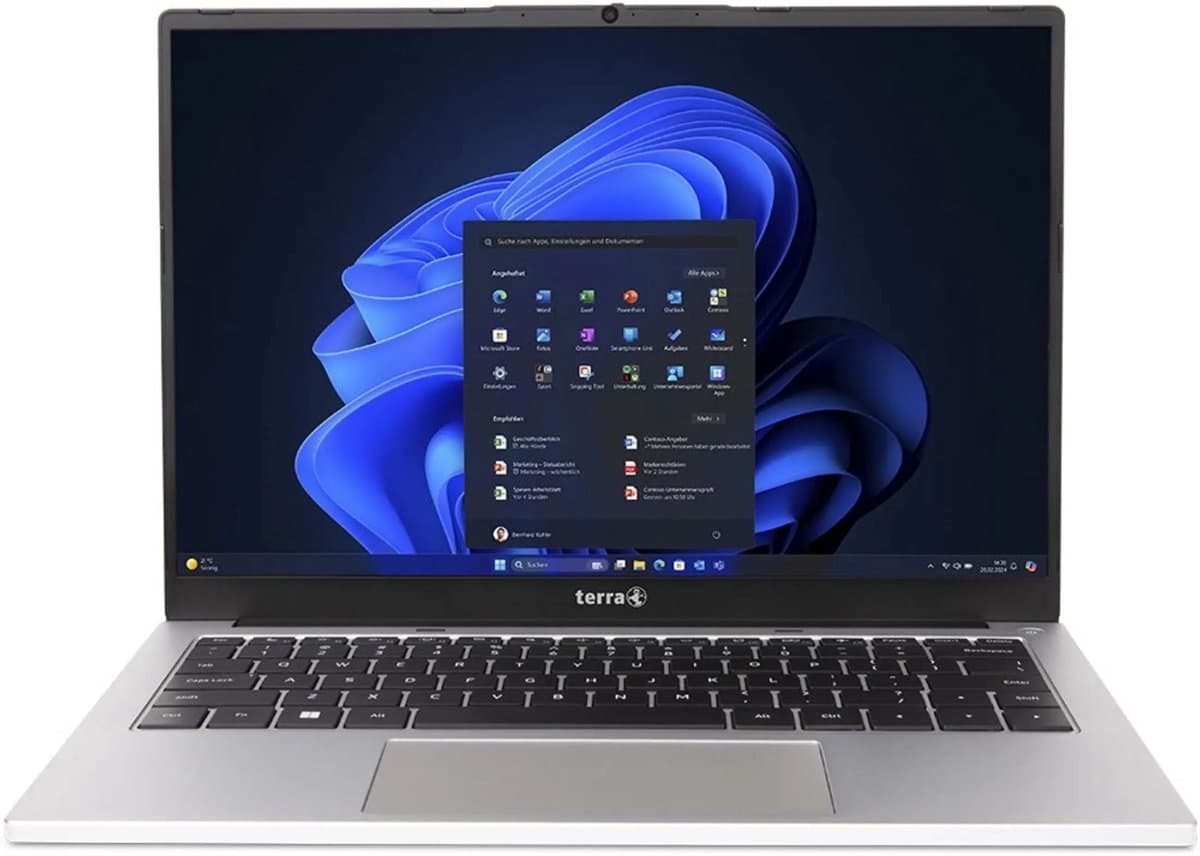 Terra Mobile 1410R 14" FullHD laptop - Intel Core i5-1334U - 16GB - 512GB M.2 SSD - Windows 11 Pro — afbeelding 1