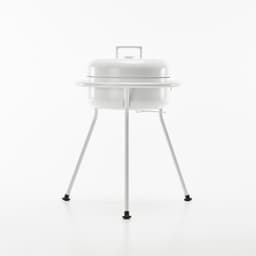 ZEE - KORO - Barbecue - Poedergelakt staal - Wit — thumbnail 1