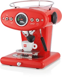 illy X1 Anniversary Koffiemachine – ESE Pads & Gemalen Koffie – Rood - Iconisch Design – Met Stoompijp — thumbnail 2