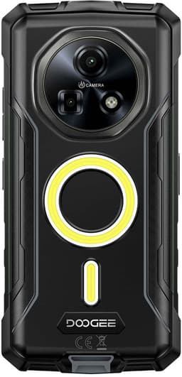 DOOGEE Fire 5 Ultra Robuuste Smartphone - 6GB RAM 128GB ROM - Gemini AI - 13000 mAh - IP68/IP69K Outdoor telefoon - 6,6 inch 90 Hz - Android 15 - NFC GPS - Zwart — thumbnail 3