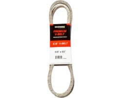 Aandrijfriem - V-snaar - Grasmaaier - Versterkt met Kevlar - 5/8 x 65 inch - Beige