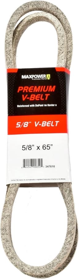Aandrijfriem - V-snaar - Grasmaaier - Versterkt met Kevlar - 5/8 x 65 inch - Beige — thumbnail 1