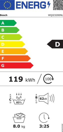 Bosch WQJ23200NL — thumbnail 2