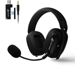 ATTACK SHARK L80Pro - 2.4GHz Draadloze Gaming Headset - Lichtgewicht - Bluetooth koptelefoon - Multiplatform - Geschikt voor PS4/PS5, Nintendo Switch - Zwart — thumbnail 1