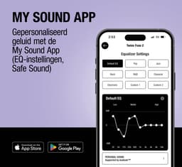 Fresh 'n Rebel Twins Fuse 2 - Draadloze oordopjes - Noise Cancelling oortjes met 36 uur speeltijd - Met Microfoon en App - Dreamy Lilac — thumbnail 5