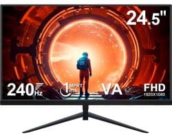 REN® Gaming Monitor 240hz - Gaming Monitor - Zwart - 16 x 56 x 41 cm; 3.95 kg