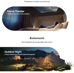 Magcubic HY300 Pro+ 4K Android 11 Draagbare Projector – 8000 Lumen, WiFi 6, Bluetooth 5.4, HiFi-Luidspreker, 720P HD — thumbnail 4