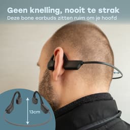 Audyn Bone Rondo - Sport Oordopjes - Bone Conduction Headphone - Bluetooth - Open Ear Oortjes - Draadloos - 9 Uur Batterij — thumbnail 2