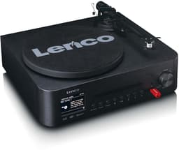 Lenco Platenspeler - MC-760BK HiFi-set met DAB+ FM en Internetradio – CD en Bluetooth - 2x 30W Speakers - Zwart — thumbnail 3