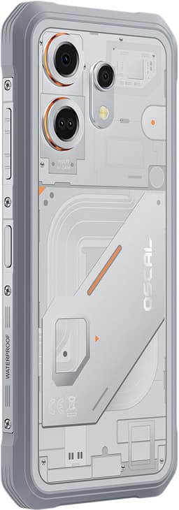 OSCAL MARINE 3 - Robuuste Smartphone - 4G - 24GB RAM - 128GB ROM - 6.56 inch - Robuuste Telefoon - Nachtzicht - Android 16 - NFC - GPS - Wit — thumbnail 3