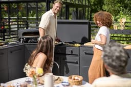Cozze® Combo 900 Gas BBQ Grill – Infrarood Brander & Plancha – Buitenkeuken Module – 7,5 kW – Groot Plancha Oppervlak – Voor Grillen, Bakken & Sauteren — thumbnail 5