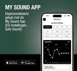 Fresh 'n Rebel Twins Core 2 - Draadloze oordopjes - Bluetooth oortjes met 40 uur speeltijd - Met Microfoon en App - Velvet Green & Flamy Orange — thumbnail 4