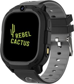 Rebel Cactus SKY (Zwart) - kindersmartwatch - GPS tracker - Whatsapp - (video) bellen - SOS/Geofence - Groot display 1.75" - Gratis OuderApp - Batterij: 32uur - Alle wereldtalen - Geen internet en geen socials - Wel apps - Uit tijdens school - Wifi — thumbnail 2