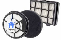 Kleanburg® - Geschikt voor Bosch Serie 2 (zonder zak) 3 delige Filter Set - Vervanger voor 17001740 en 12025213 — thumbnail 1
