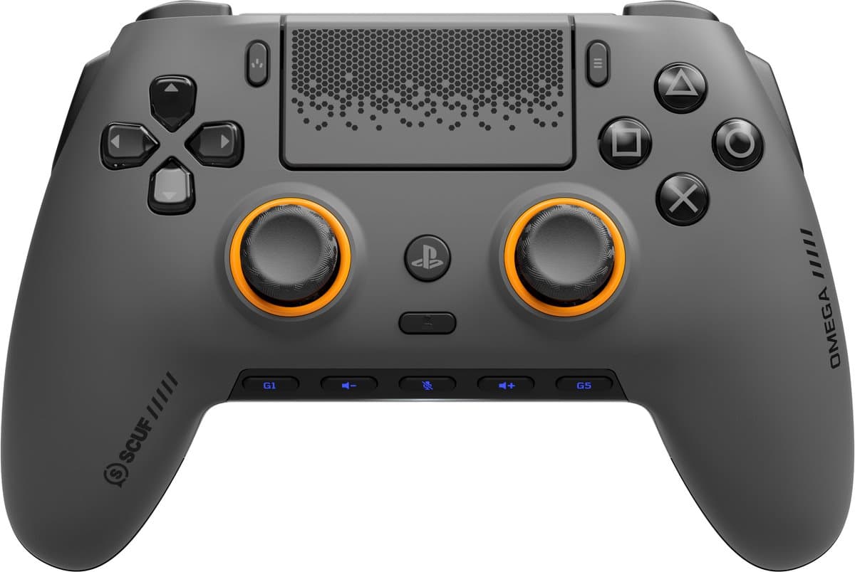 Scuf Omega - Draadloze Controller - 11 Extra Knoppen - Instelbaar - Aanpasbaar - PS5/PC - Grijs — afbeelding 1