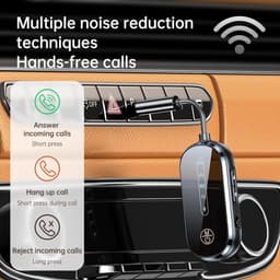 Bluetooth Receiver - 2-in-1 transceiver - Bluetooth 5.4 Zender en Ontvanger - 2-in-1 Audio Adapter - Bluetooth Transceiver - 5.4 draadloze vliegtuigadapter - 3,5 mm AUX - Geschikt voor TV, Laptop, Auto, Tablet & Vliegtuig — thumbnail 4