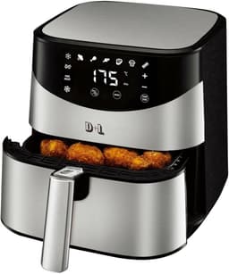 XL Heteluchtfriteuse 5 Liter RVS - 1700W - Vetvrij Frituren en Grillen — thumbnail 1