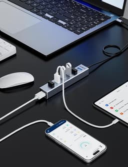 USB Hub met 7 Poorten voor Snelle Dataoverdracht — thumbnail 4