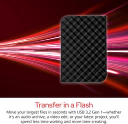 Draagbare Externe SSD 1TB USB 3.2 Supersnel Geheugen — thumbnail 3