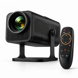 Elementkey CineCubic + Gyro Air Mouse - Beamer Projector - 300 Ansi - Android, WiFi 6, Bluetooth 5.0 - Auto Keystone - Apps — thumbnail 1