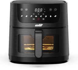 Elit AF4000- Airfryer 4L met kijkvenster-1350W-8 programma's-Digitaal Display-Gezond frituren zonder olie. — thumbnail 1